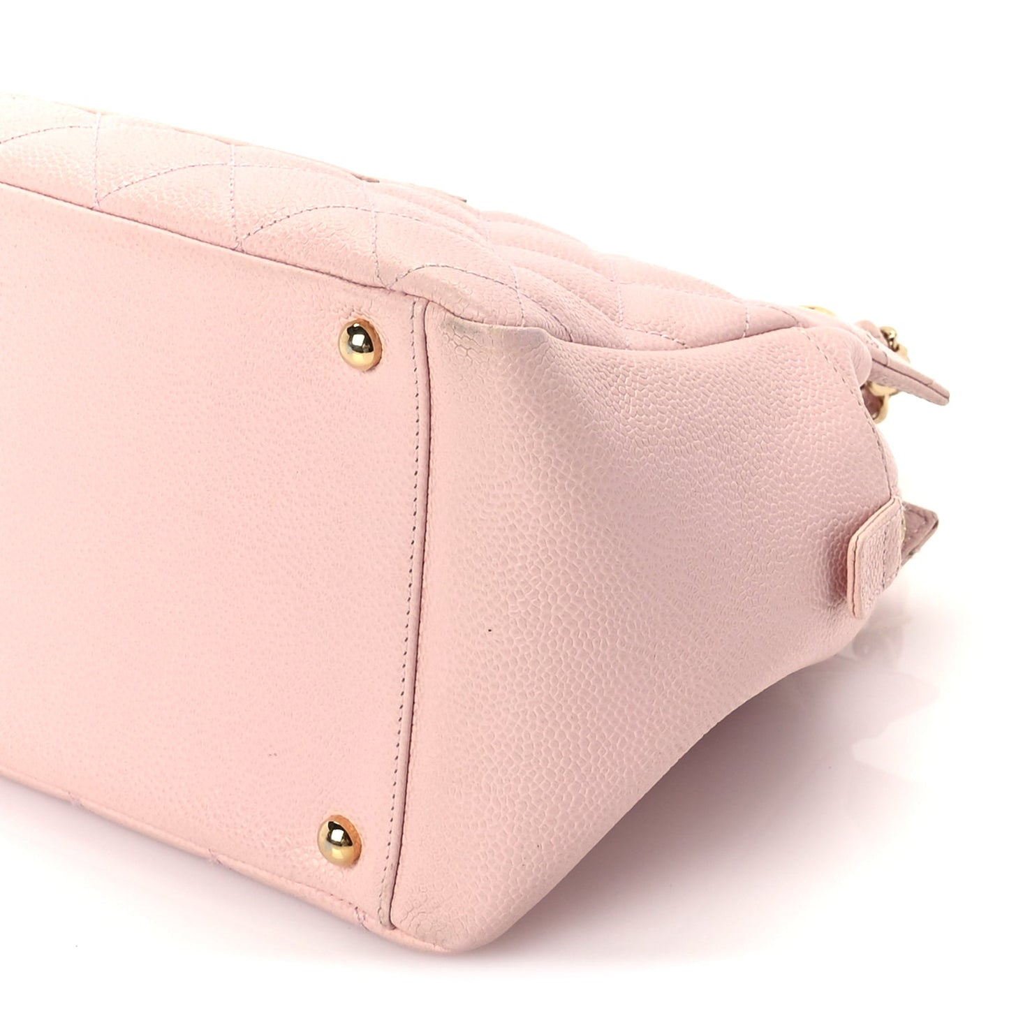 Chanel Caviar Quilted Petit Timeless Shopping Tote PTT Pink
