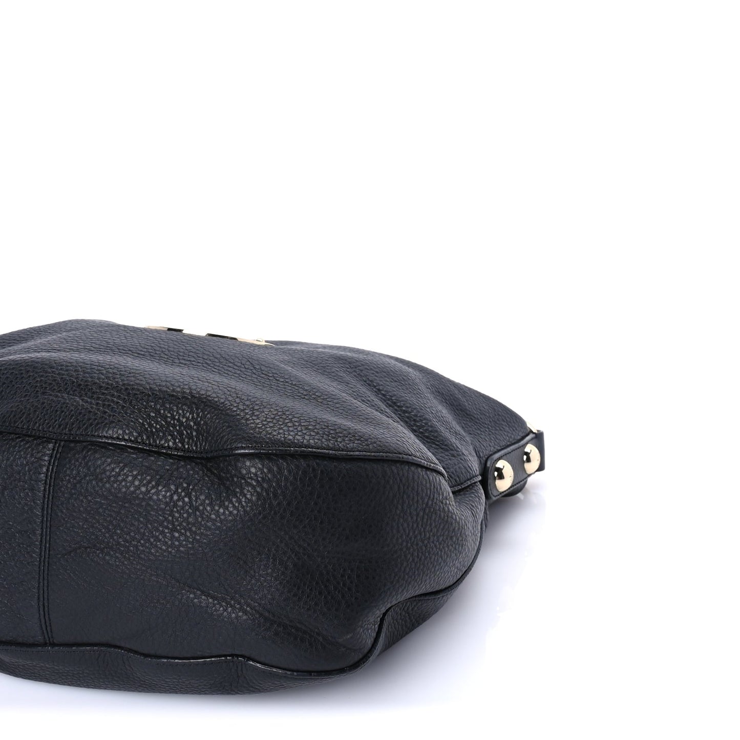 Mulberry Spongy Pebbled Calfskin Large Daria Hobo Black
