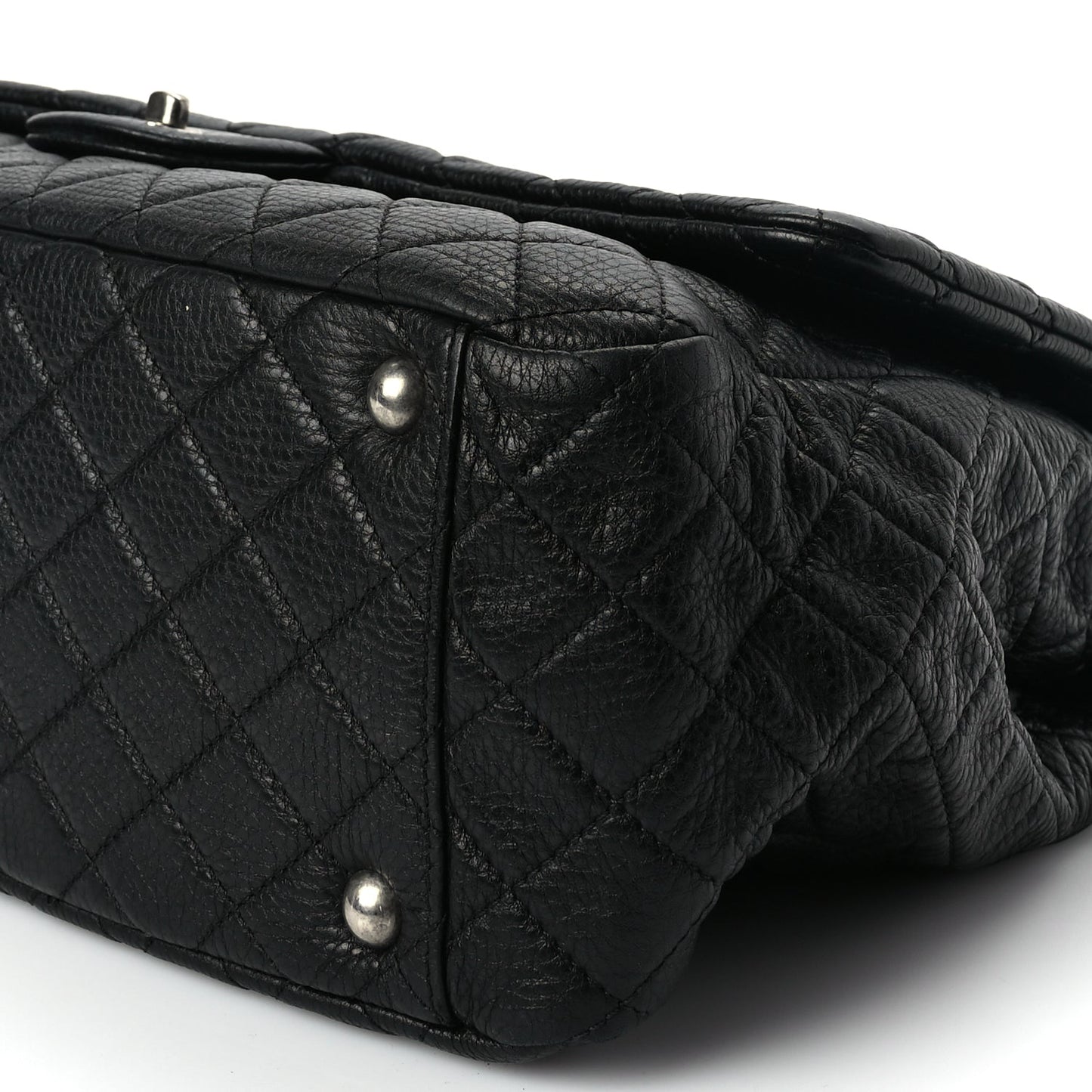 Chanel Calfskin Quilted XXL Travel Flap Bag Black
