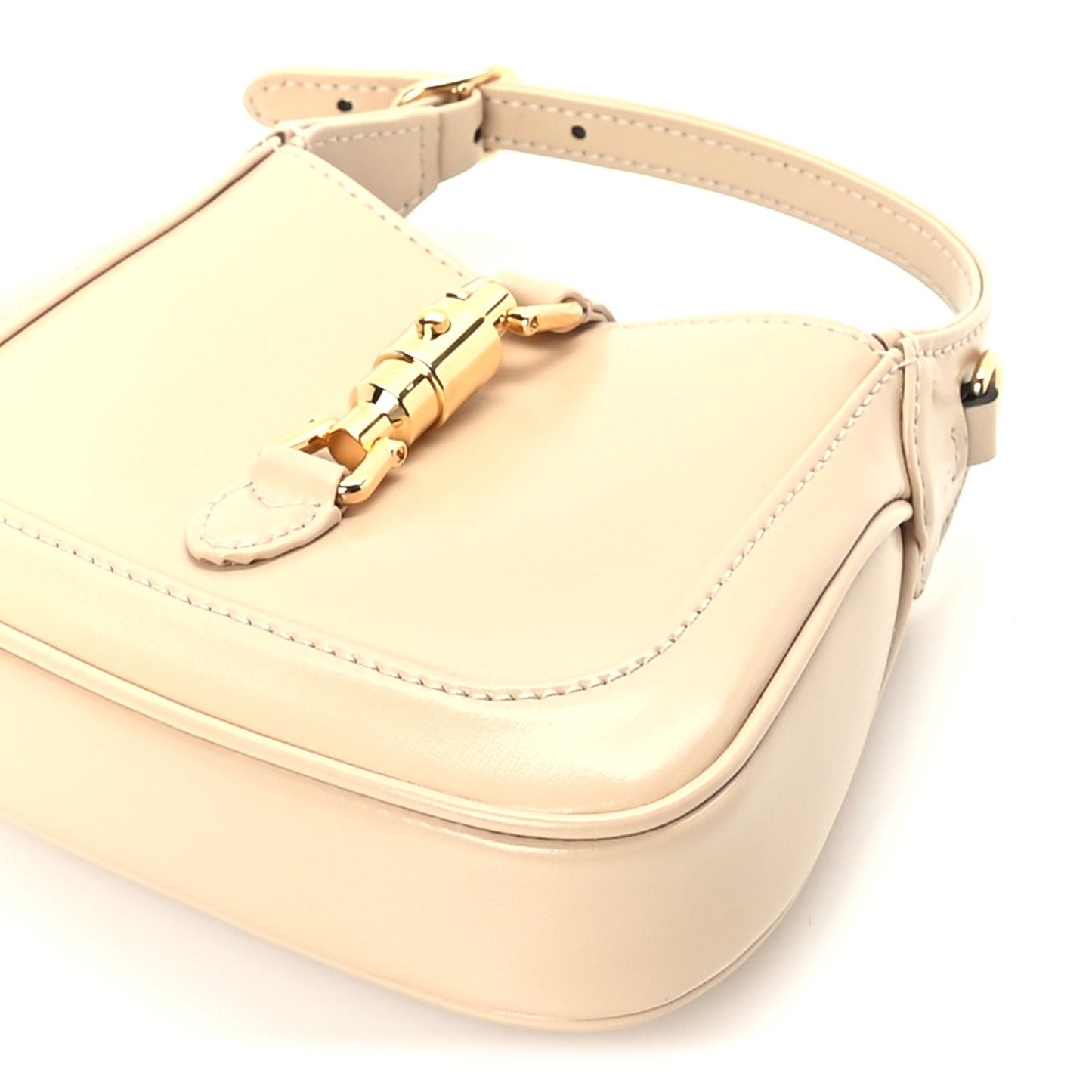 Gucci Boarded Dyana Lux Calfskin Nano Jackie 1961 Hobo Beige