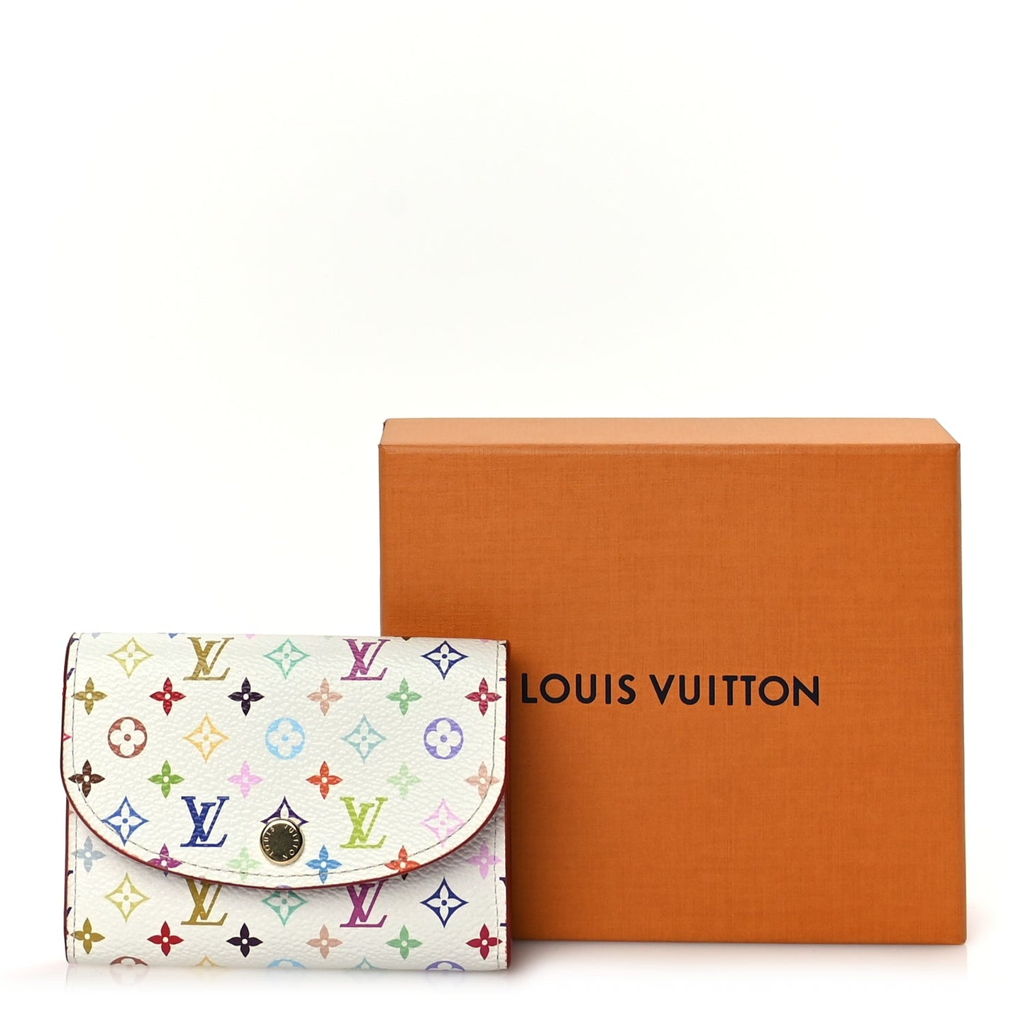 Louis Vuitton LV X TM Monogram Multicolor Rosalie Coin Purse White Kawaii Pink