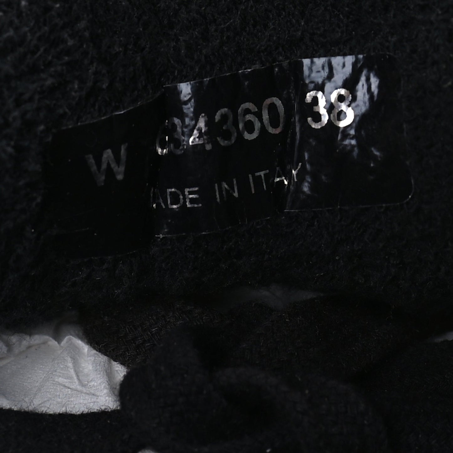 Chanel Fabric Calfskin Suede CC Sneakers 38 Black