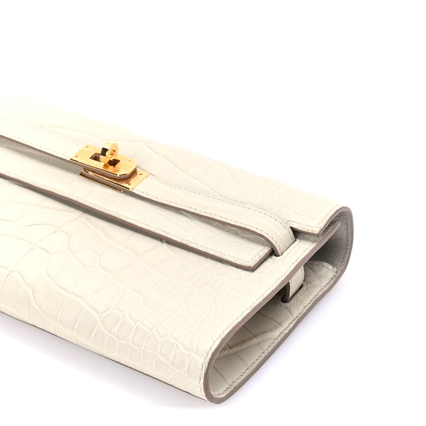 Hermes Matte Alligator Kelly Wallet To Go Betton