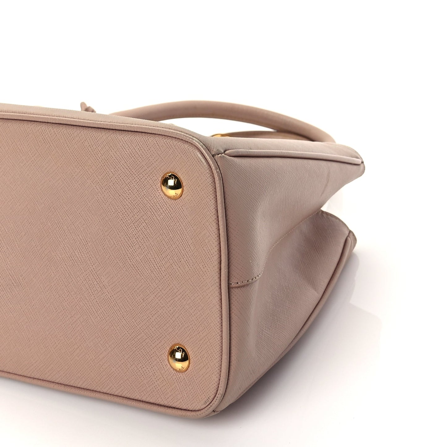 Prada Saffiano Medium Galleria Double Zip Tote Cammeo