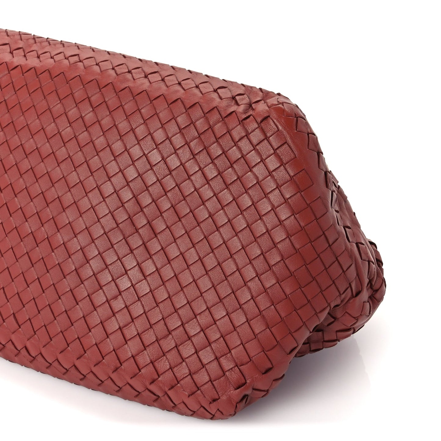 Bottega Veneta Nappa Intrecciato Tote Red