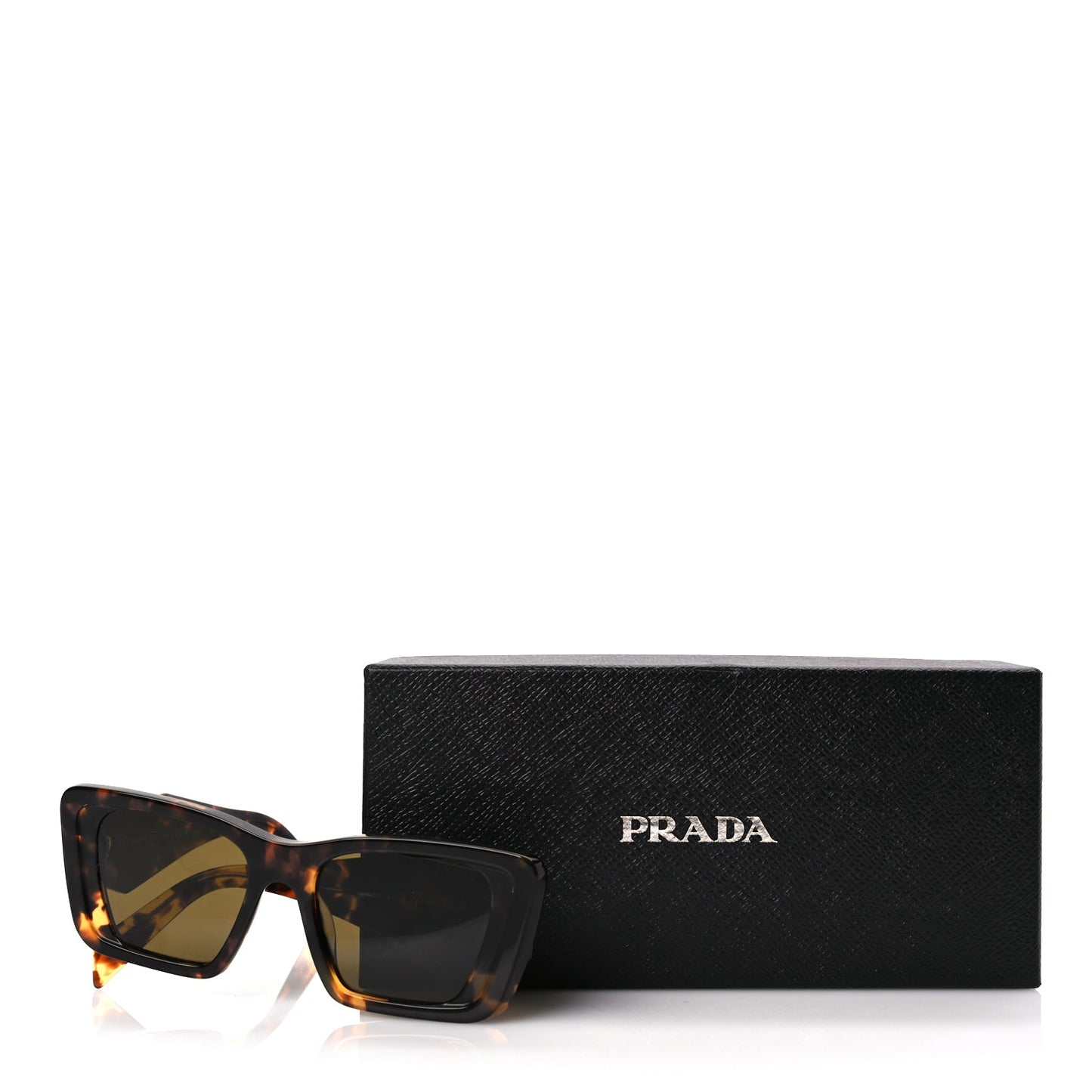 Prada Acetate Symbole Sunglasses SPR 08Y Havana