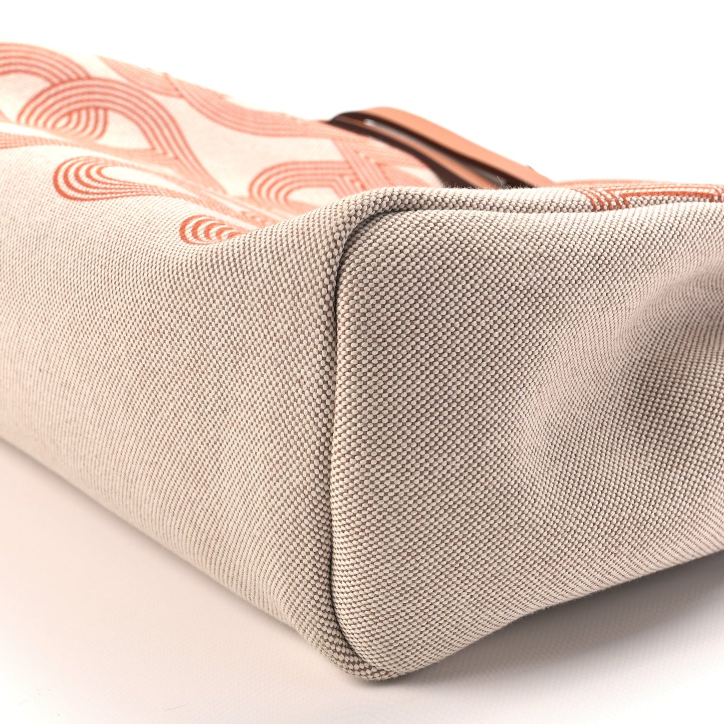 Hermes H Plume Canvas Vache Hunter Circuit 24 Herbag Zip Retourne 31 Orange Mecano Ecru Beige Naturel