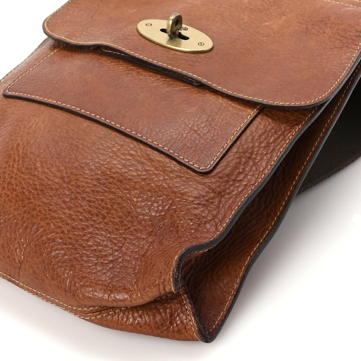 Mulberry Grain Calfskin New Antony Messenger Crossbody Oak