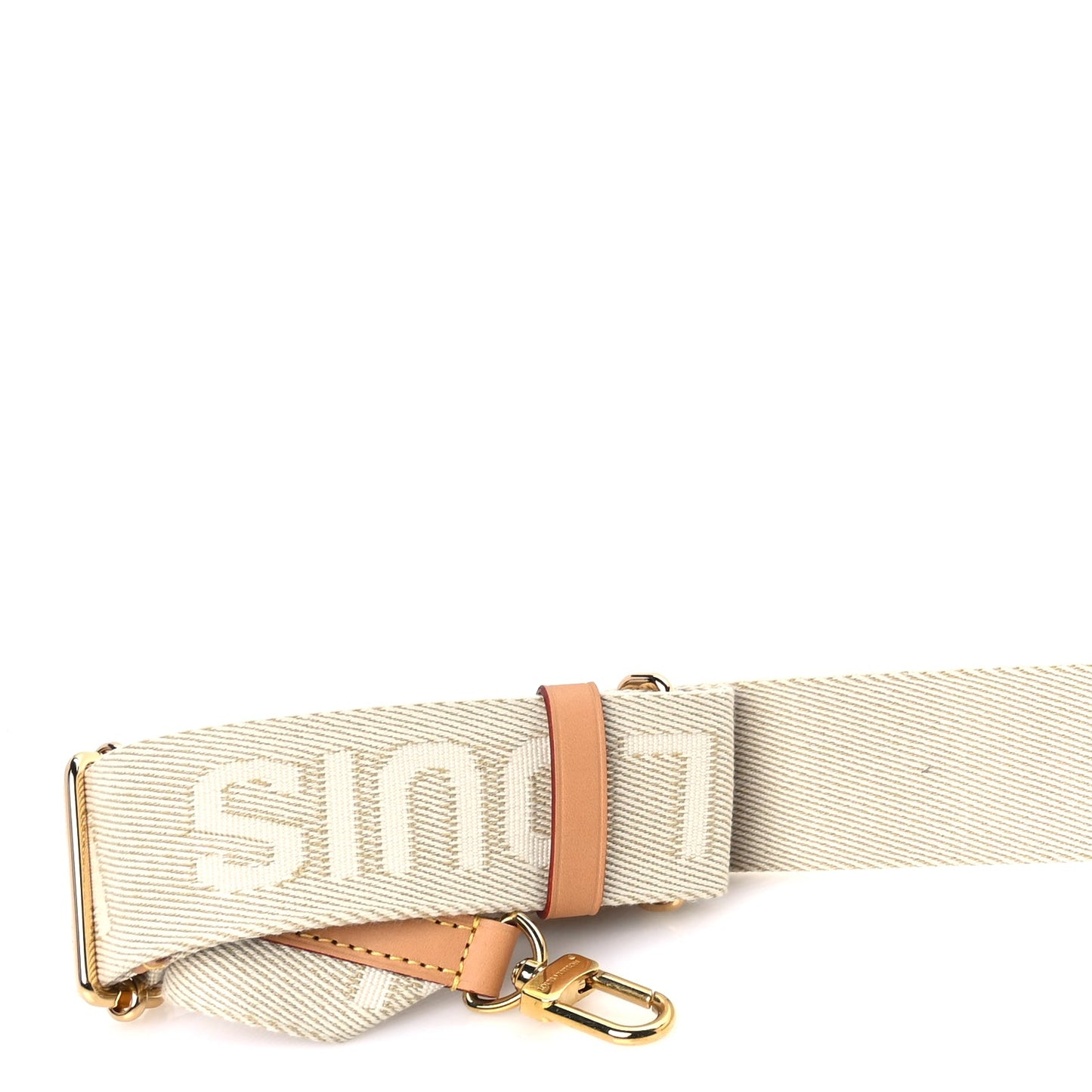 Louis Vuitton Jacquard High Rise Shoulder Strap Beige