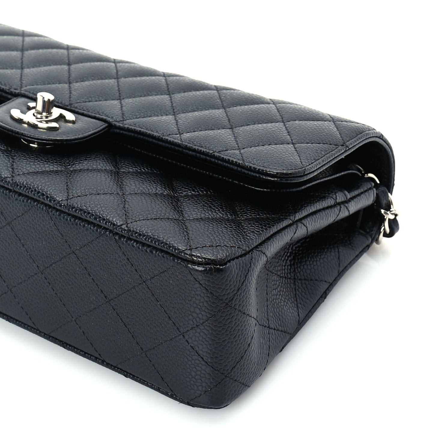 Chanel Caviar Quilted Medium Double Flap Black