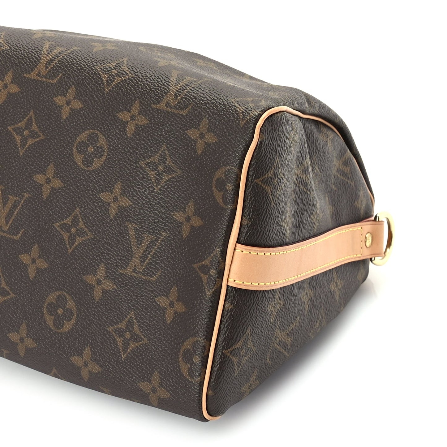 Louis Vuitton Monogram Speedy Bandouliere 25 Brown