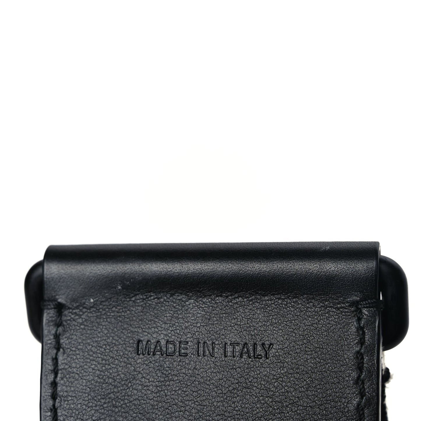Christian Dior Canvas Embroidered Shoulder Strap Black Ultramatte