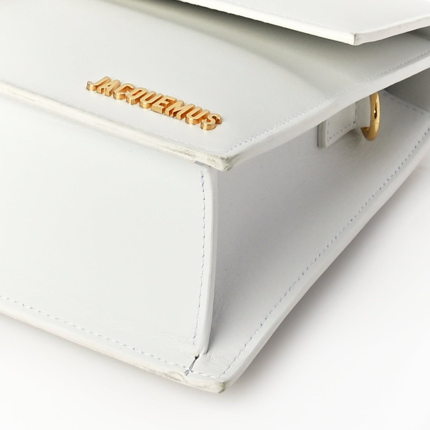 Jacquemus Smooth Calfskin Le Bambinou White