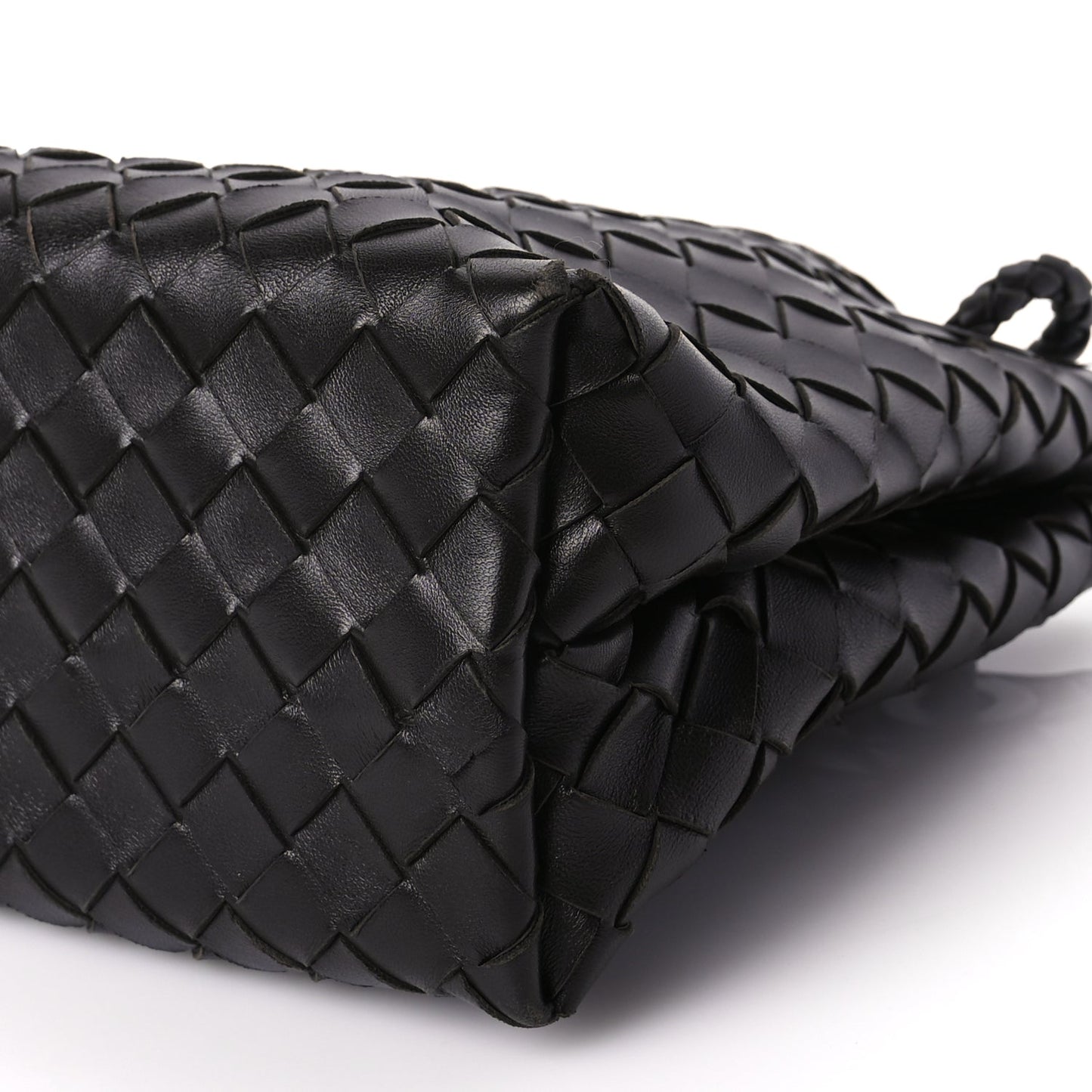 Bottega Veneta Nappa Intrecciato Small Andiamo Shoulder Bag Fondant