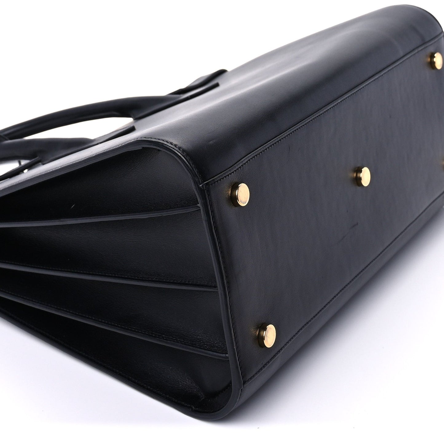 Saint Laurent Calfskin Small Sac De Jour Black