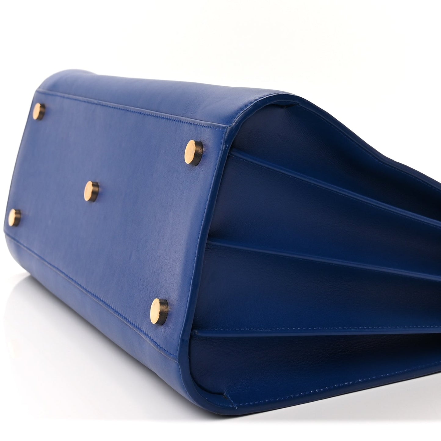 Saint Laurent Calfskin Small Sac De Jour Outremer