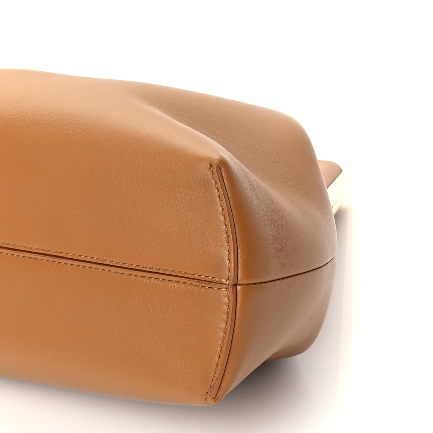Fendi Shiny Nappa Medium Fendi First Caramello