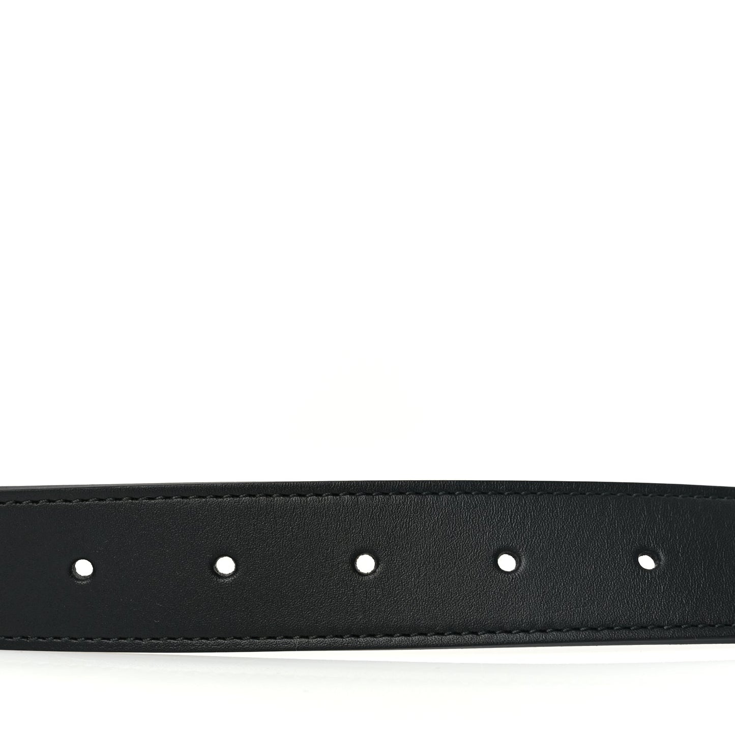 Gucci Calfskin Double G 30mm Belt 80 32 Black