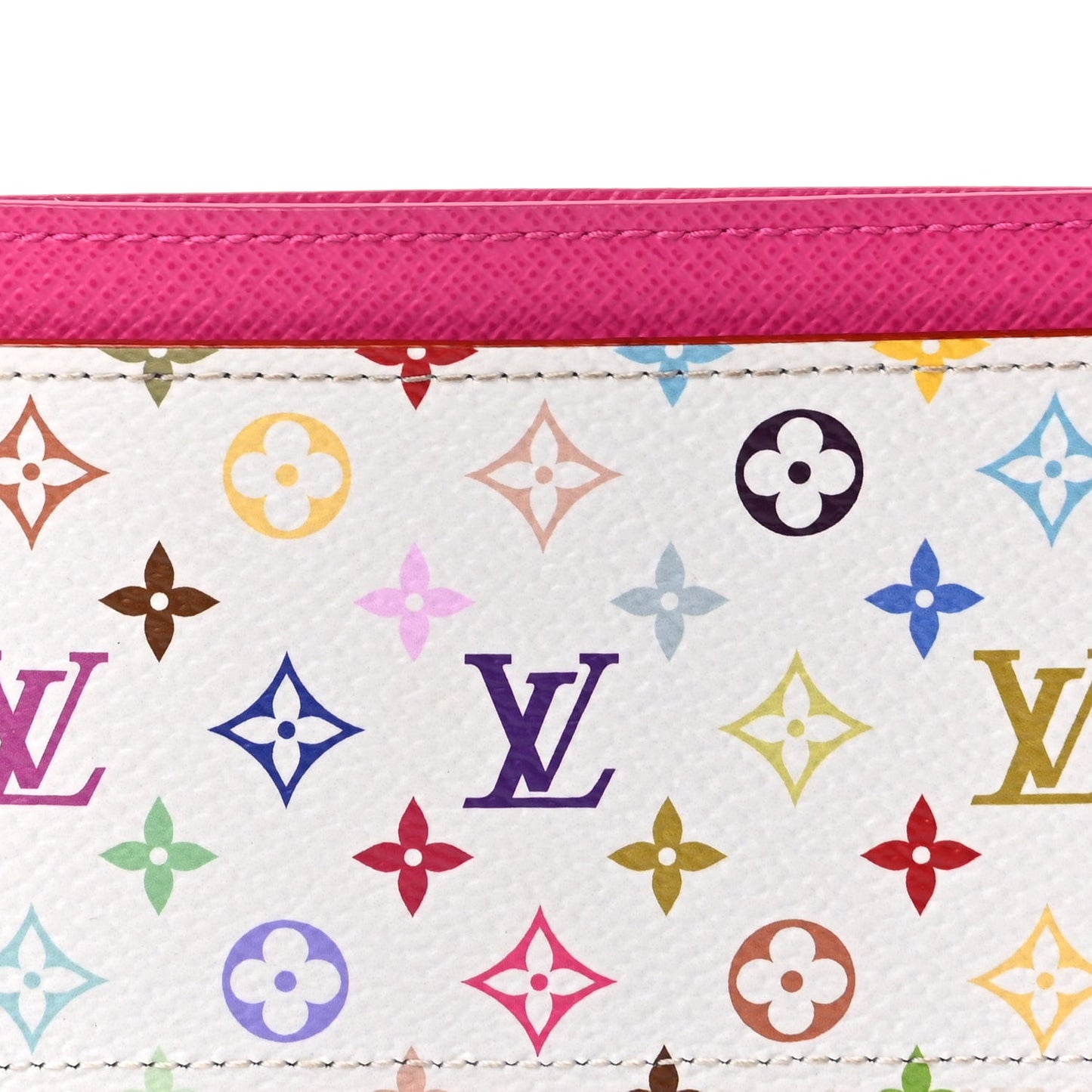 Louis Vuitton LV X TM Monogram Multicolor Card Holder Kawaii Pink