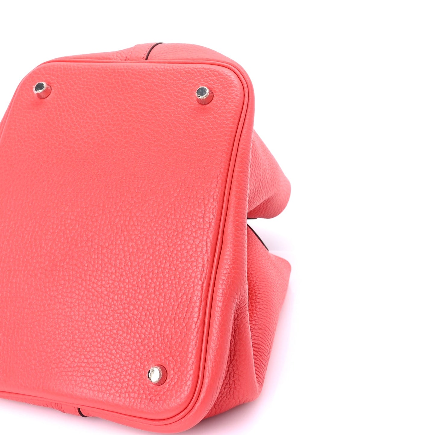 Hermes Taurillon Clemence Picotin Lock 22 MM Rose Jaipur