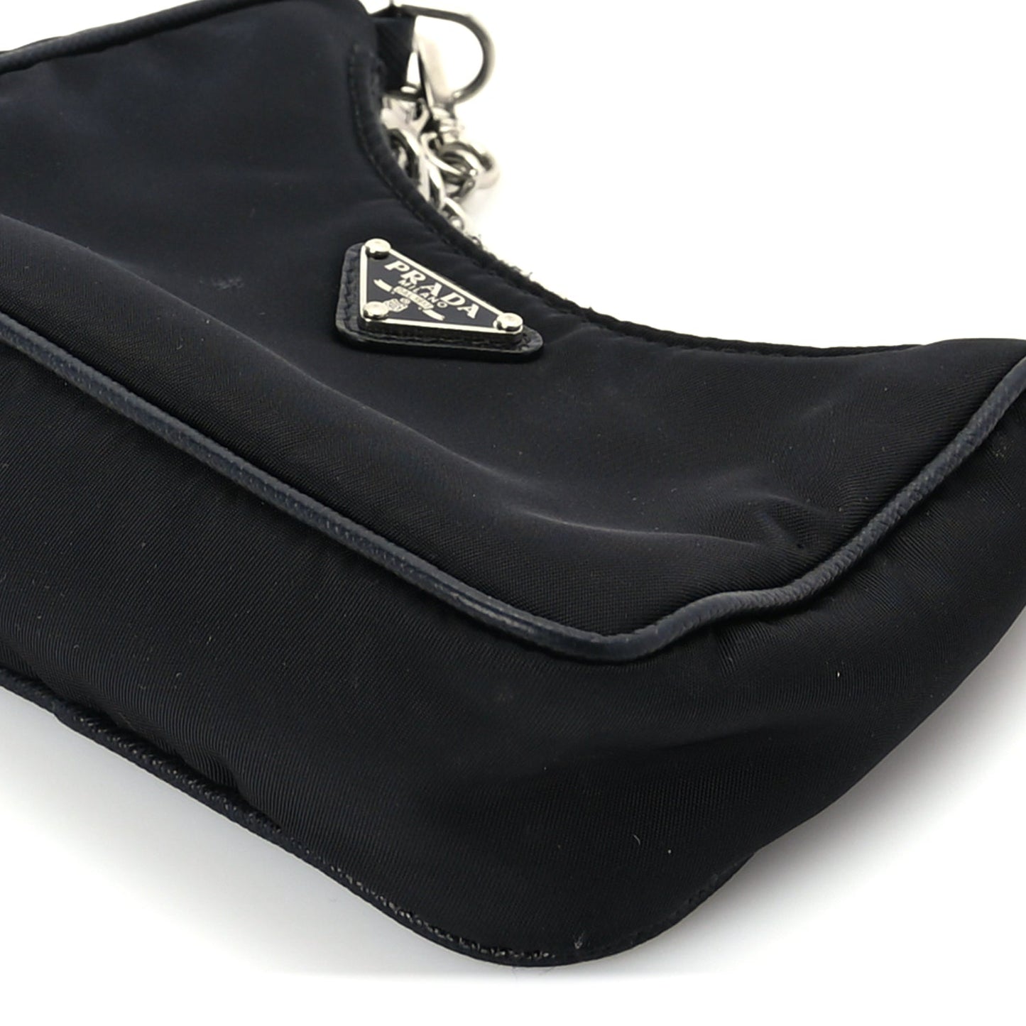 Prada Tessuto Nylon Mini Re-Edition 2000 Shoulder Bag Black