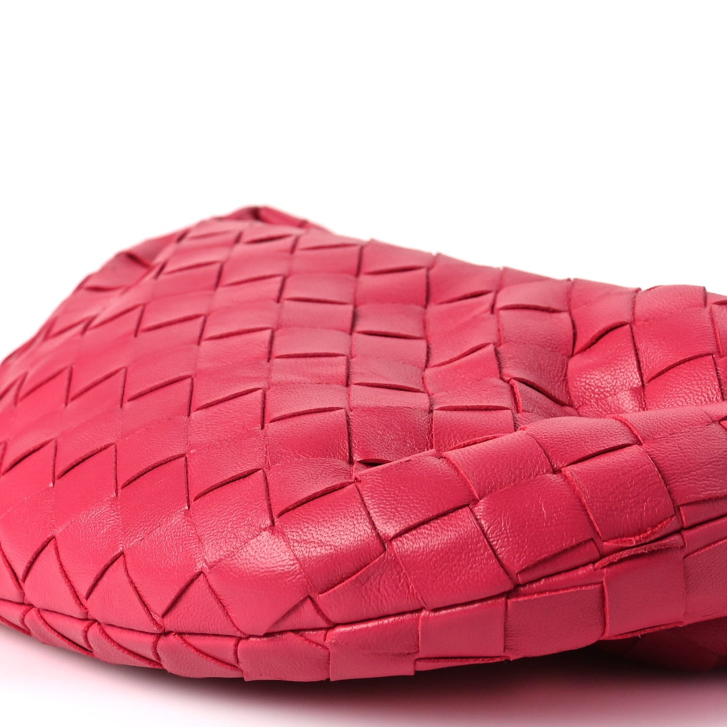 Bottega Veneta Nappa Intrecciato Mini Jodie Cranberry