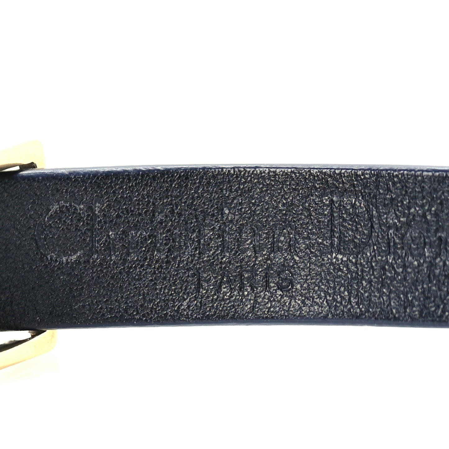 Christian Dior Calfskin Star J'Adior Double Bracelet Blue