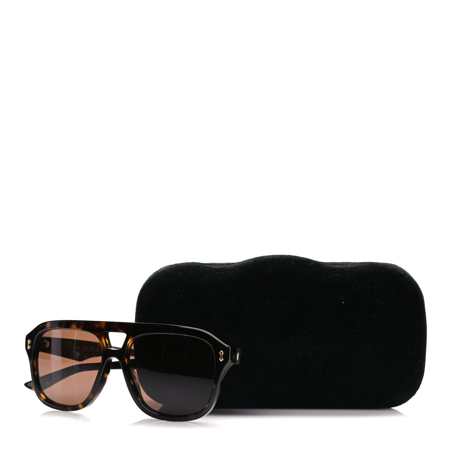 Gucci Acetate Aviator Sunglasses GG1263S Tortoise