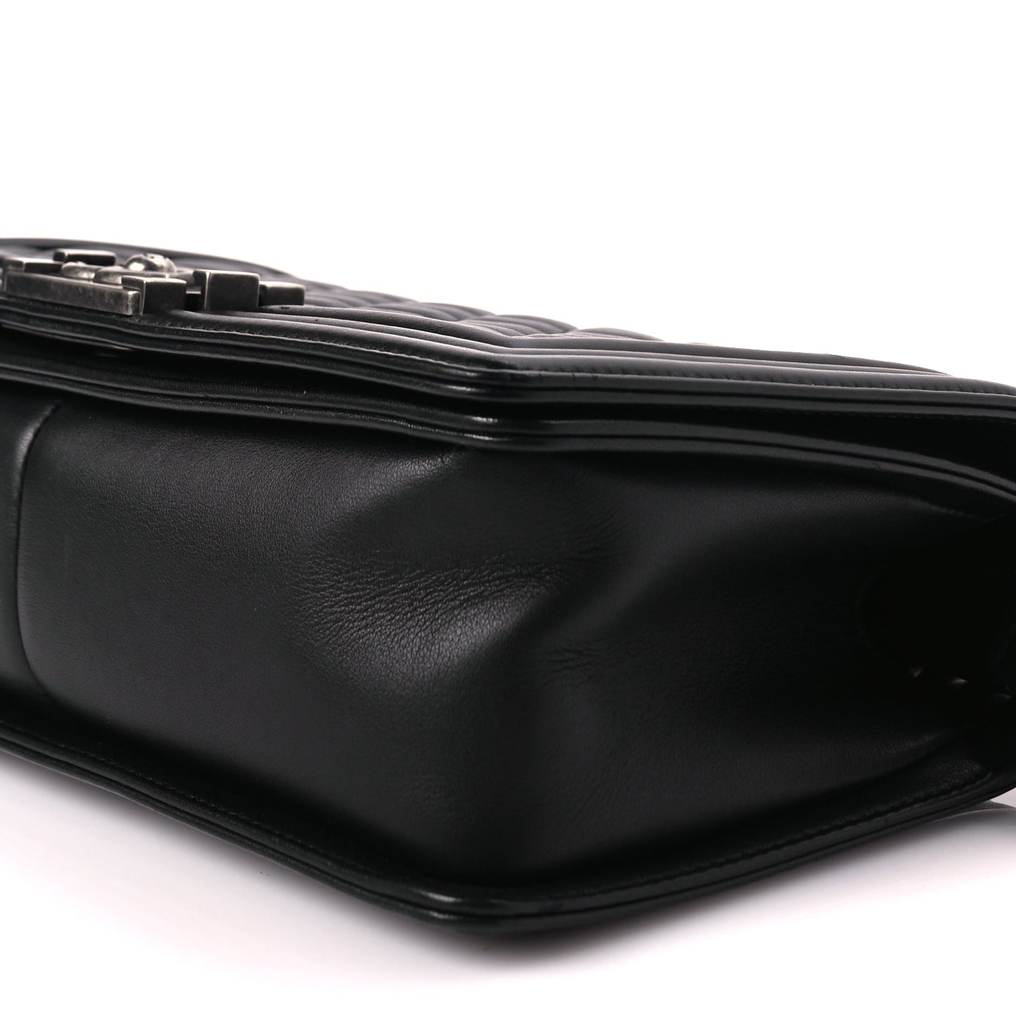 Chanel Calfskin Quilted Medium Boy Flap Black