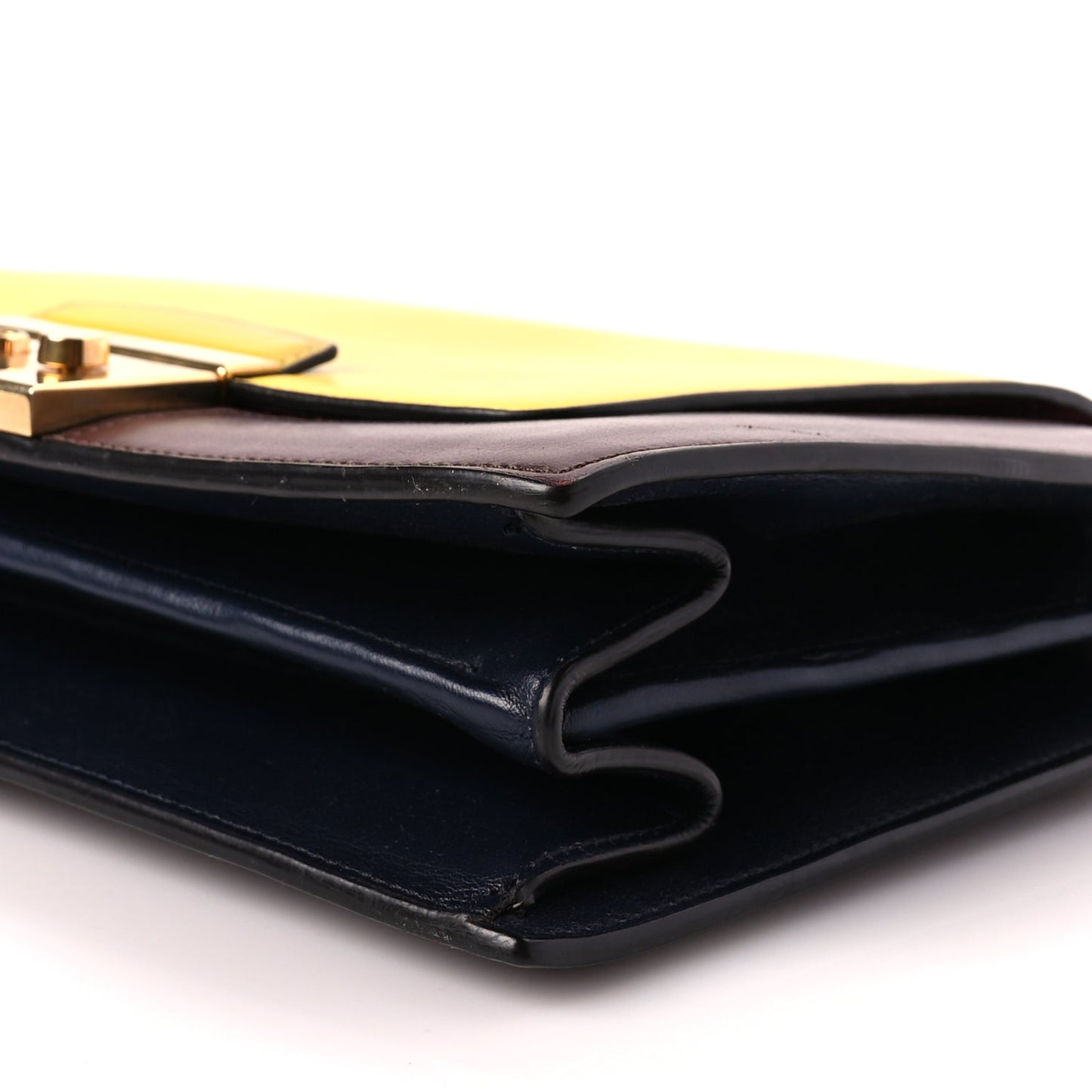 Mulberry Smooth Calfskin Pembroke Shoulder Bag Burgundy Lemon Midnight