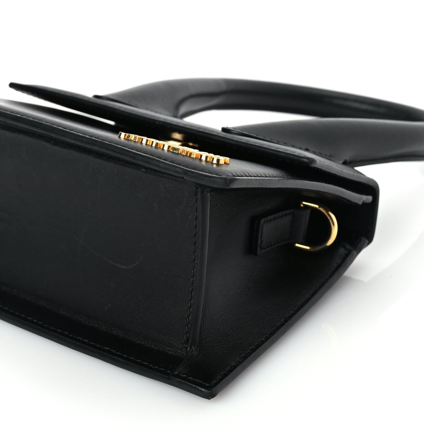 Jacquemus Smooth Calfskin Le Chiquito Moyen Black