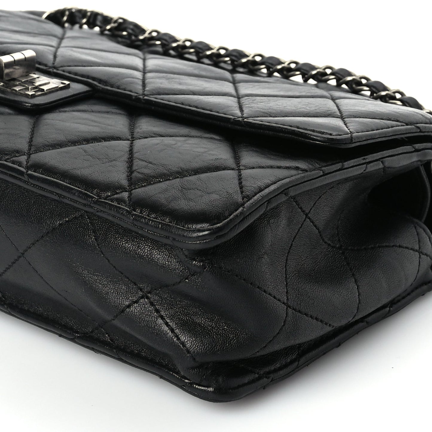 Chanel Washed Lambskin Jumbo Take Away Flap Black
