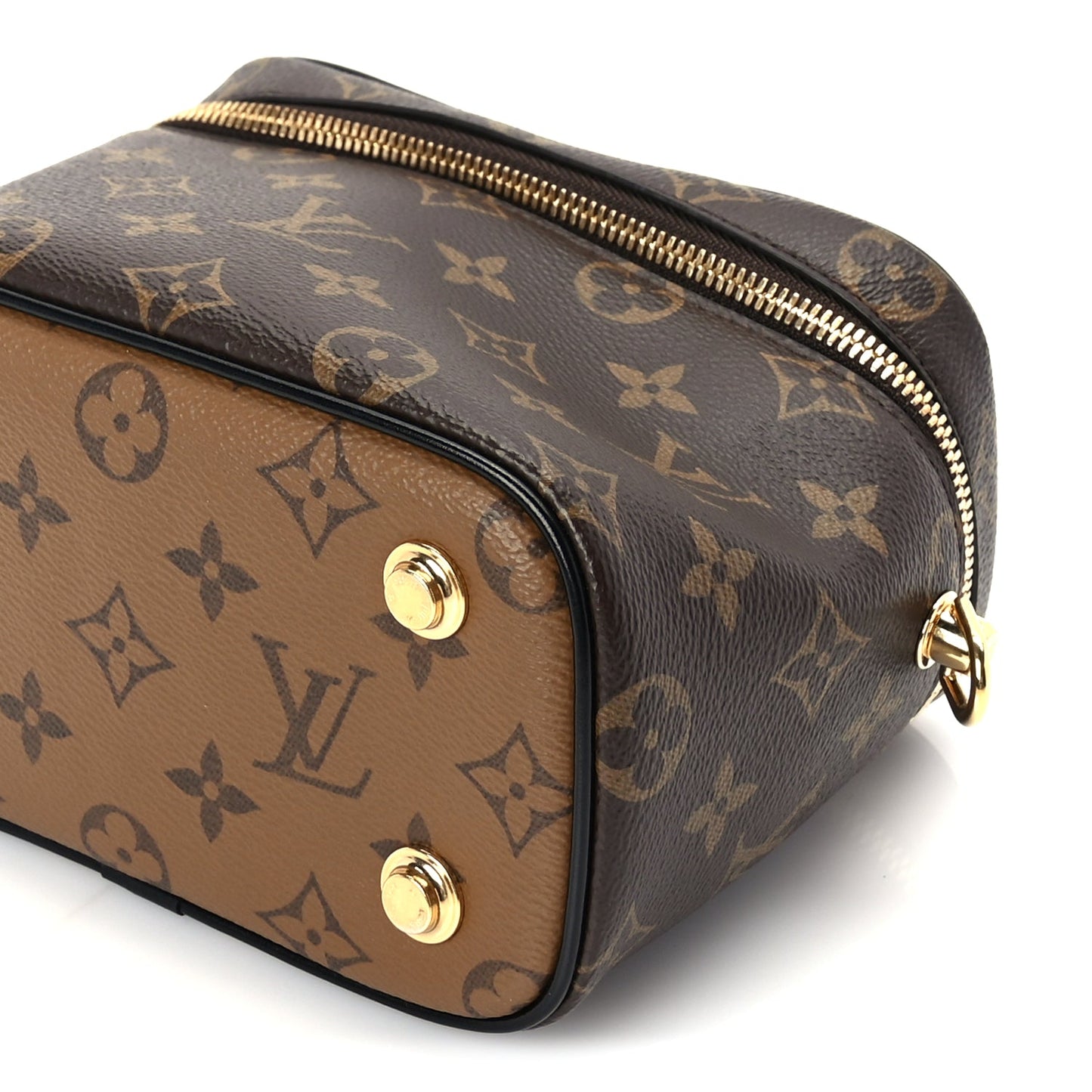 Louis Vuitton Reverse Monogram Vanity Chain Pouch Black