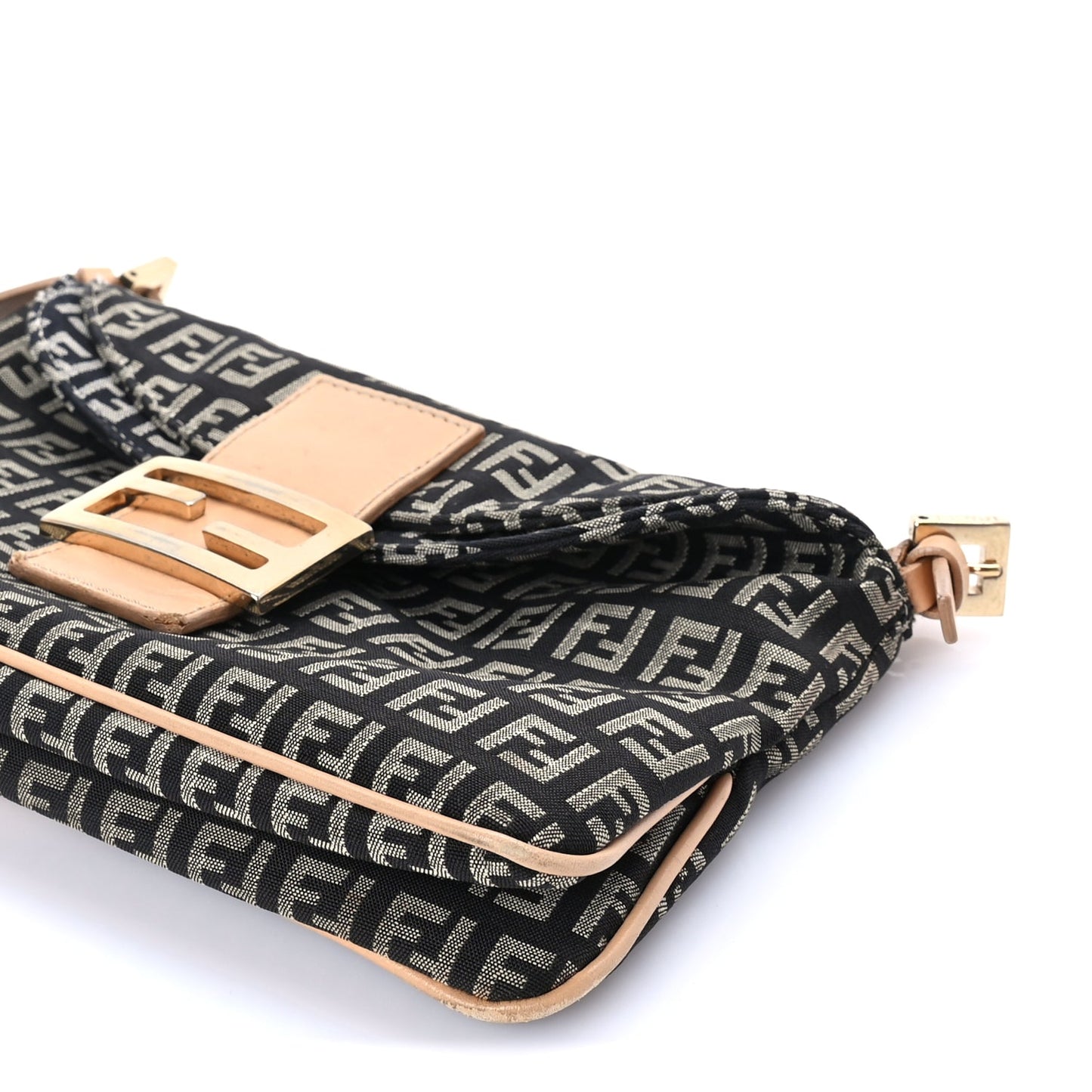 Fendi Zucchino Baguette Black