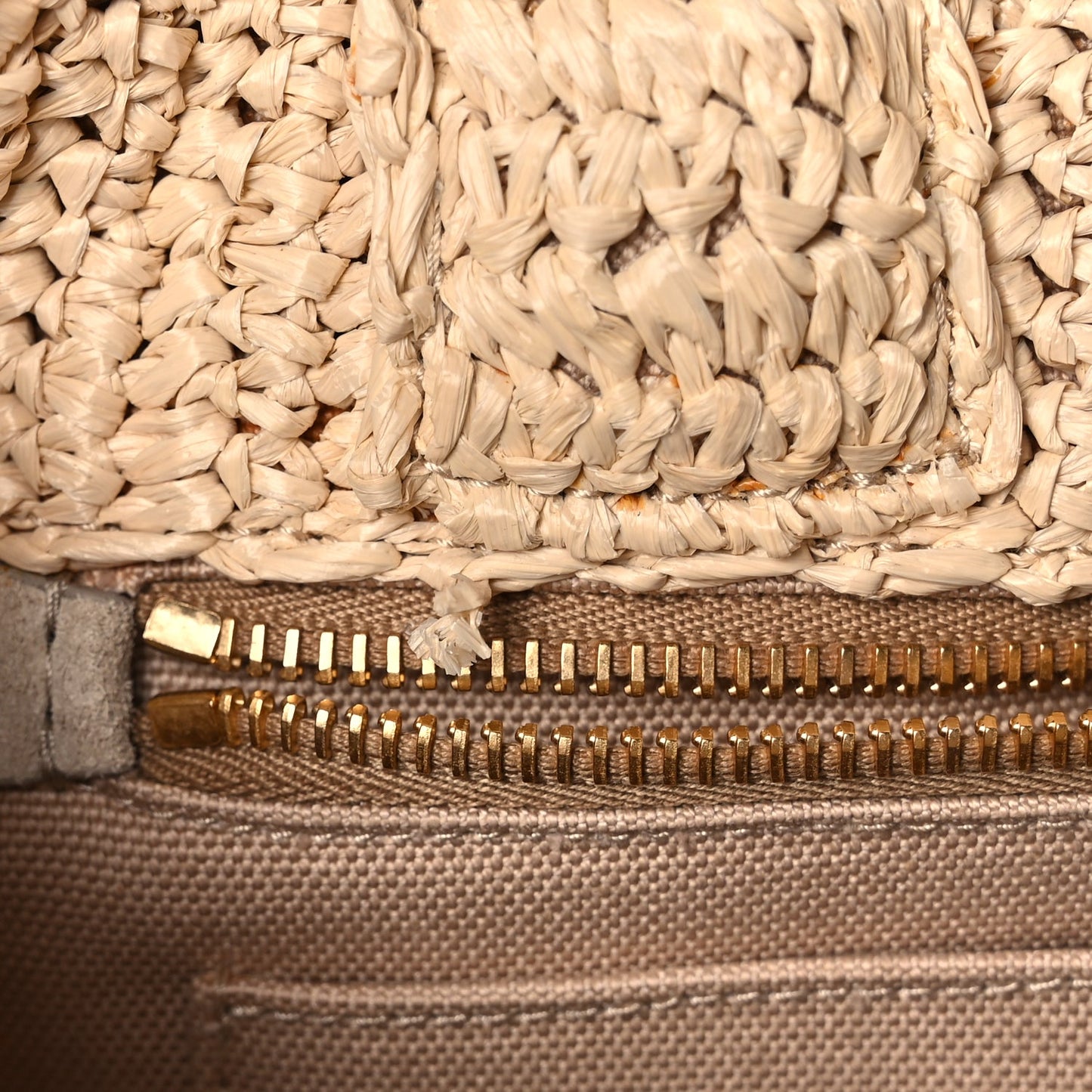 Prada Raffia Small Canapa Tote Naturale