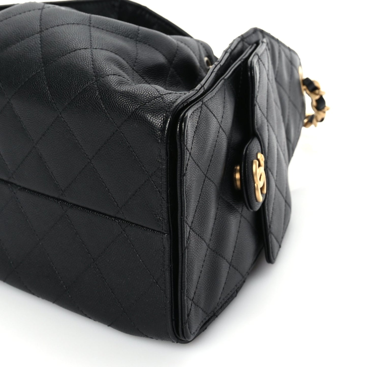 Chanel Caviar Quilted Small Chanel 25 Handbag Black