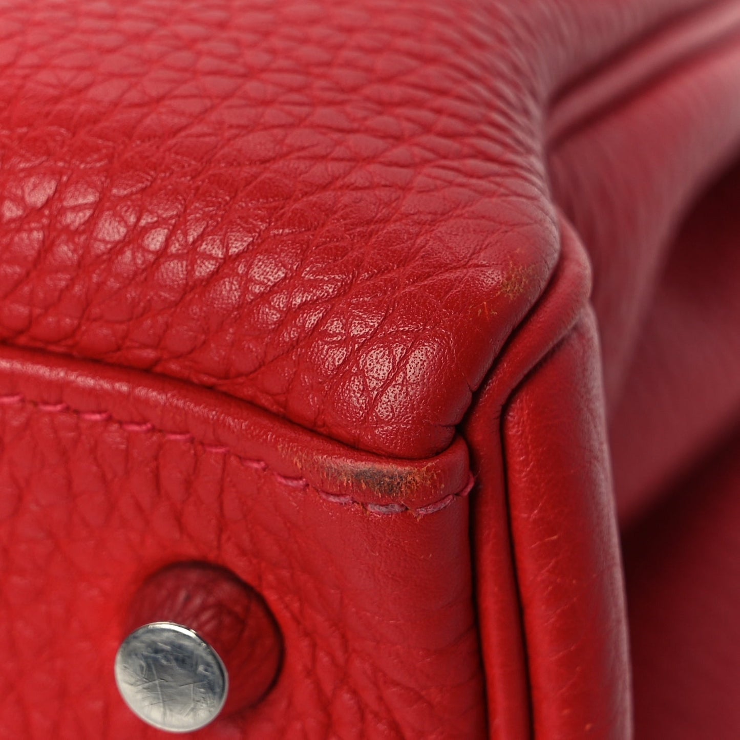 Hermes Togo Kelly Retourne 28 Rouge Casaque
