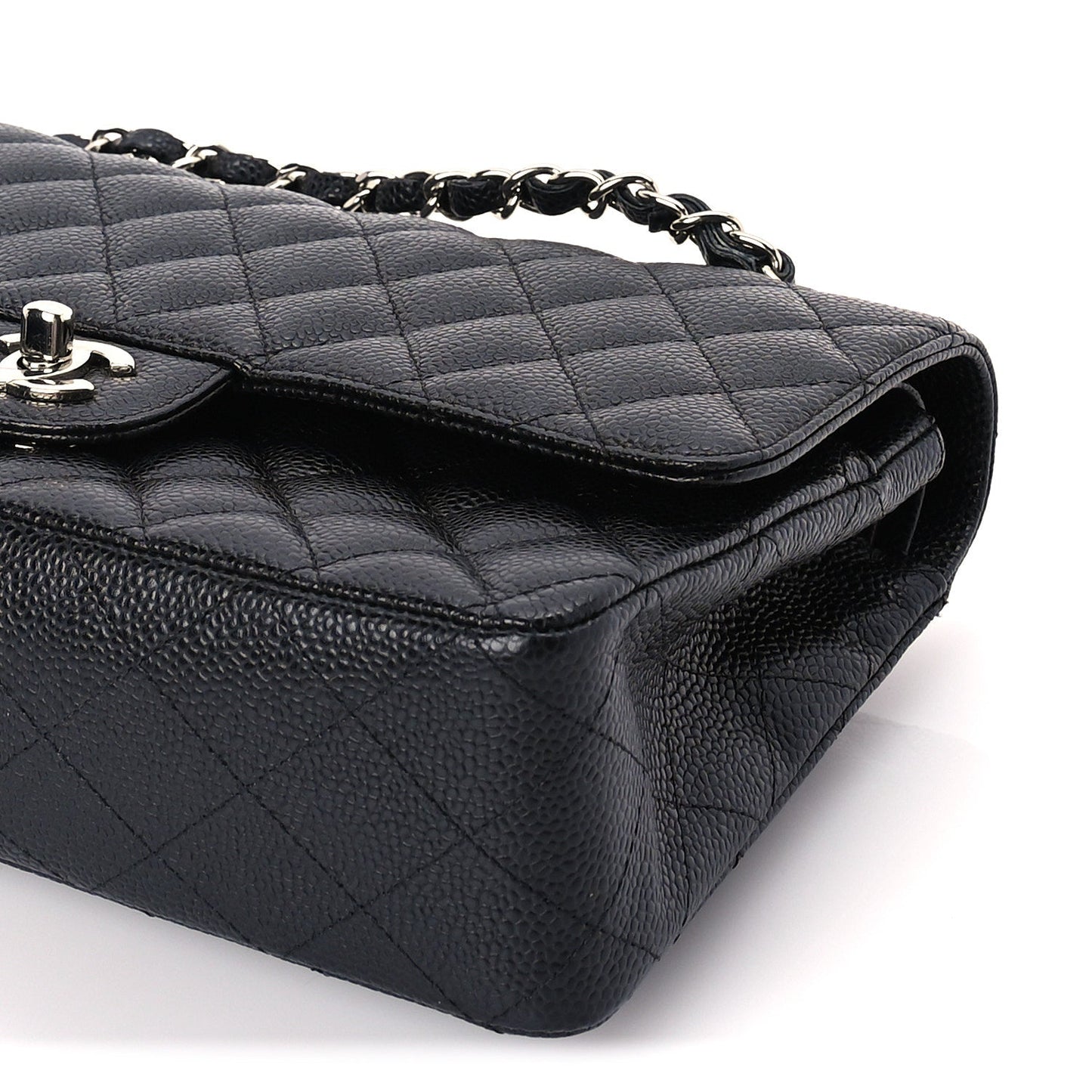 Chanel Caviar Quilted Medium Double Flap Black