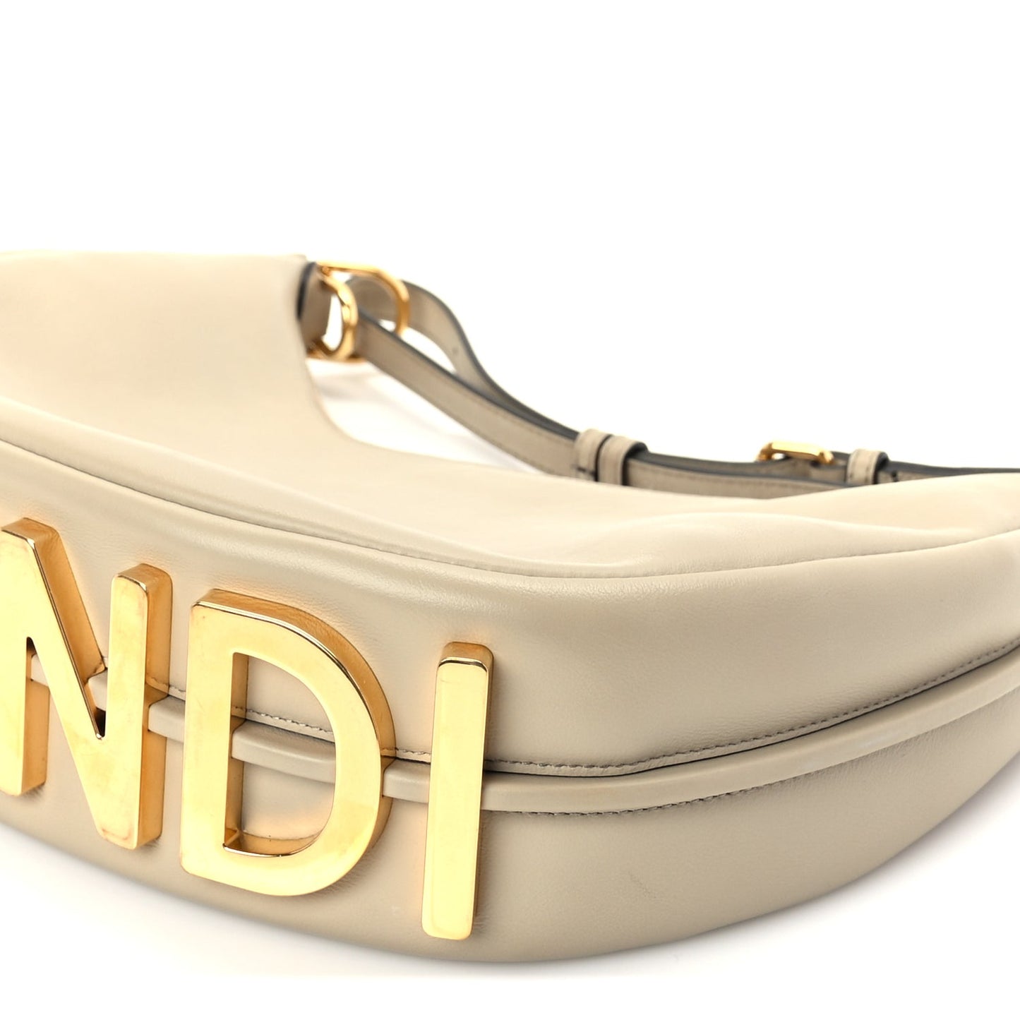 Fendi Vitello Grace Matte Small Fendigraphy Hobo Bag Nuvola