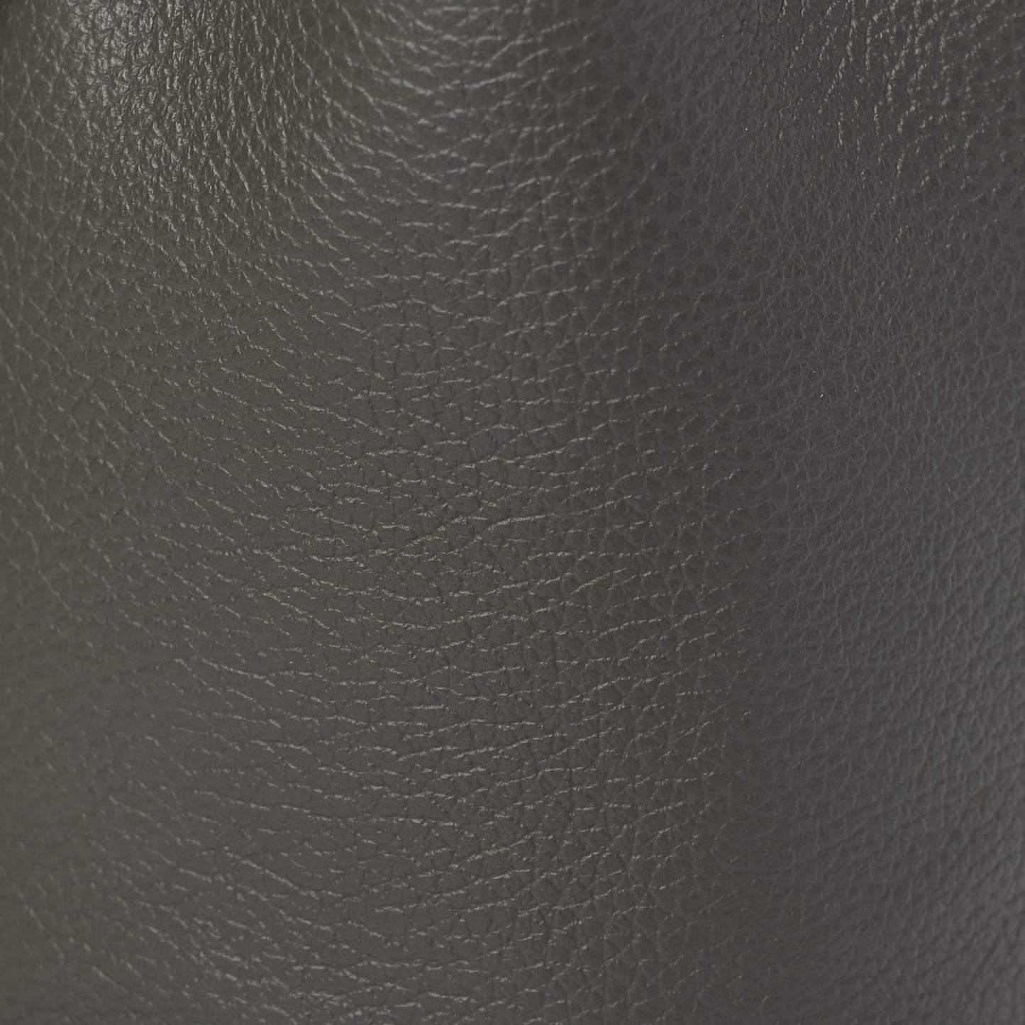 Chloe Grained Calfskin Micro Marcie Bucket Bag Elephant Grey