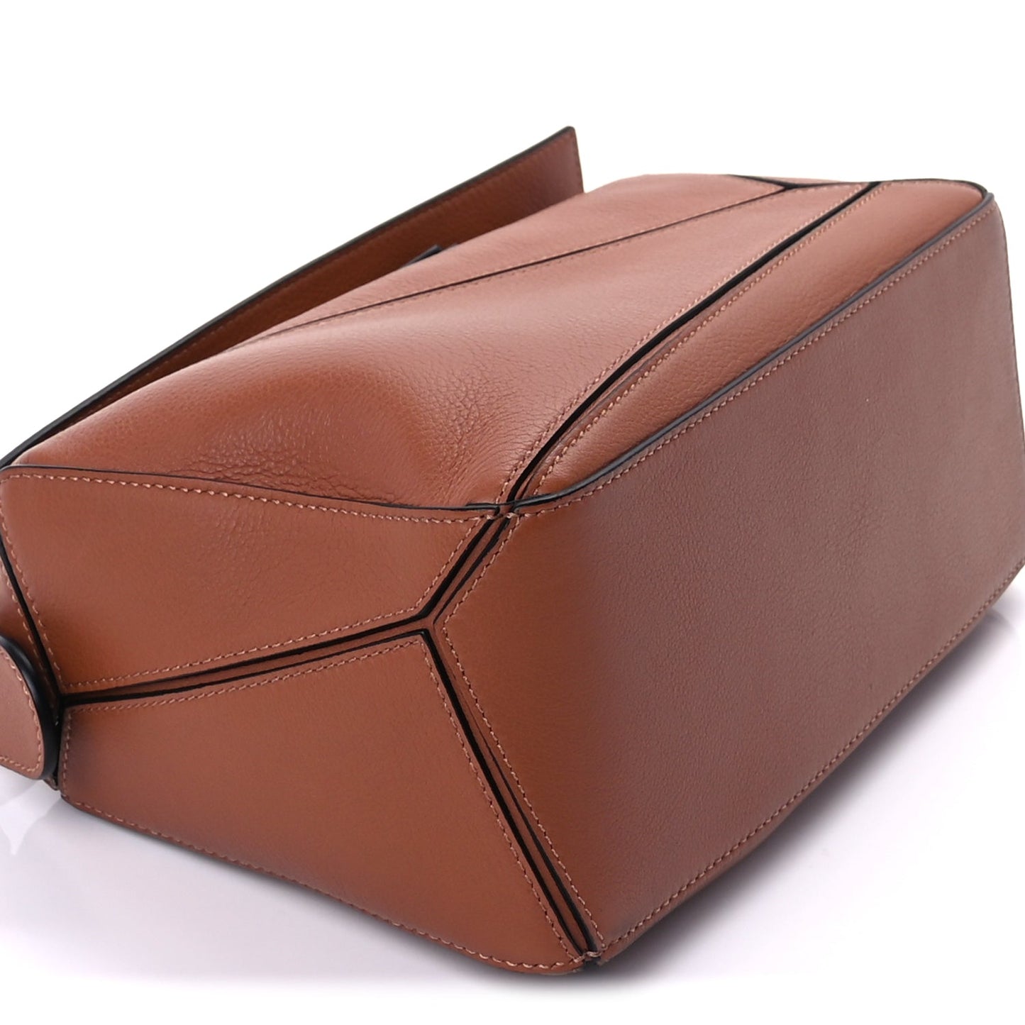 Loewe Calfskin Mini Puzzle Edge Bag Tan