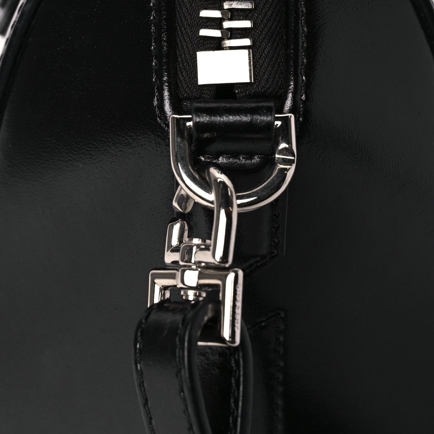 Givenchy Shiny Lord Calfskin Mini Antigona Black