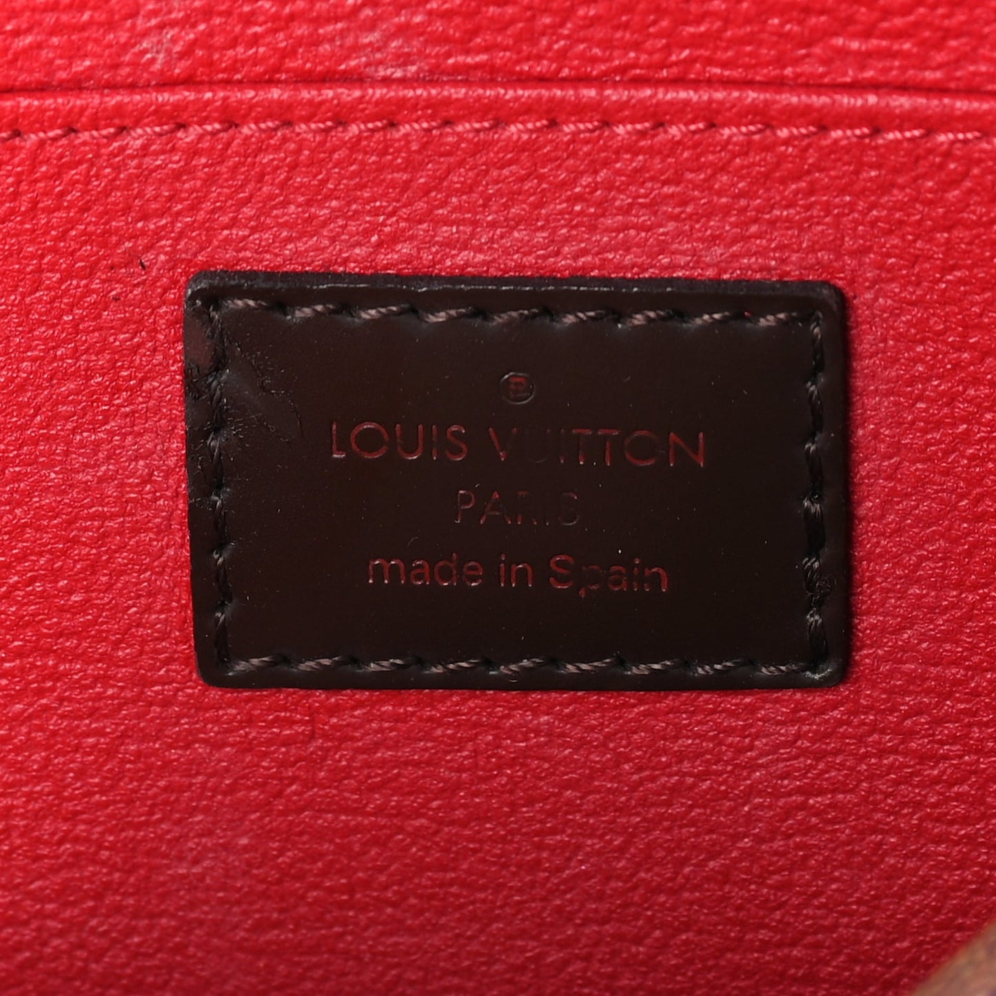 Louis Vuitton Damier Ebene Cosmetic Pouch Brown