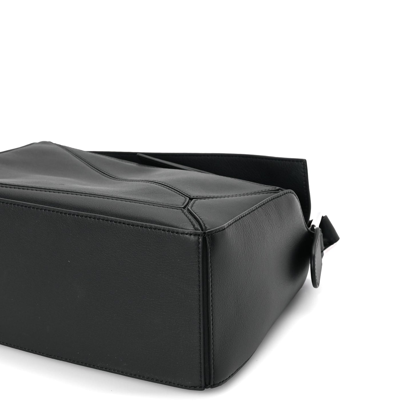 Loewe Calfskin Small Puzzle Bag Black