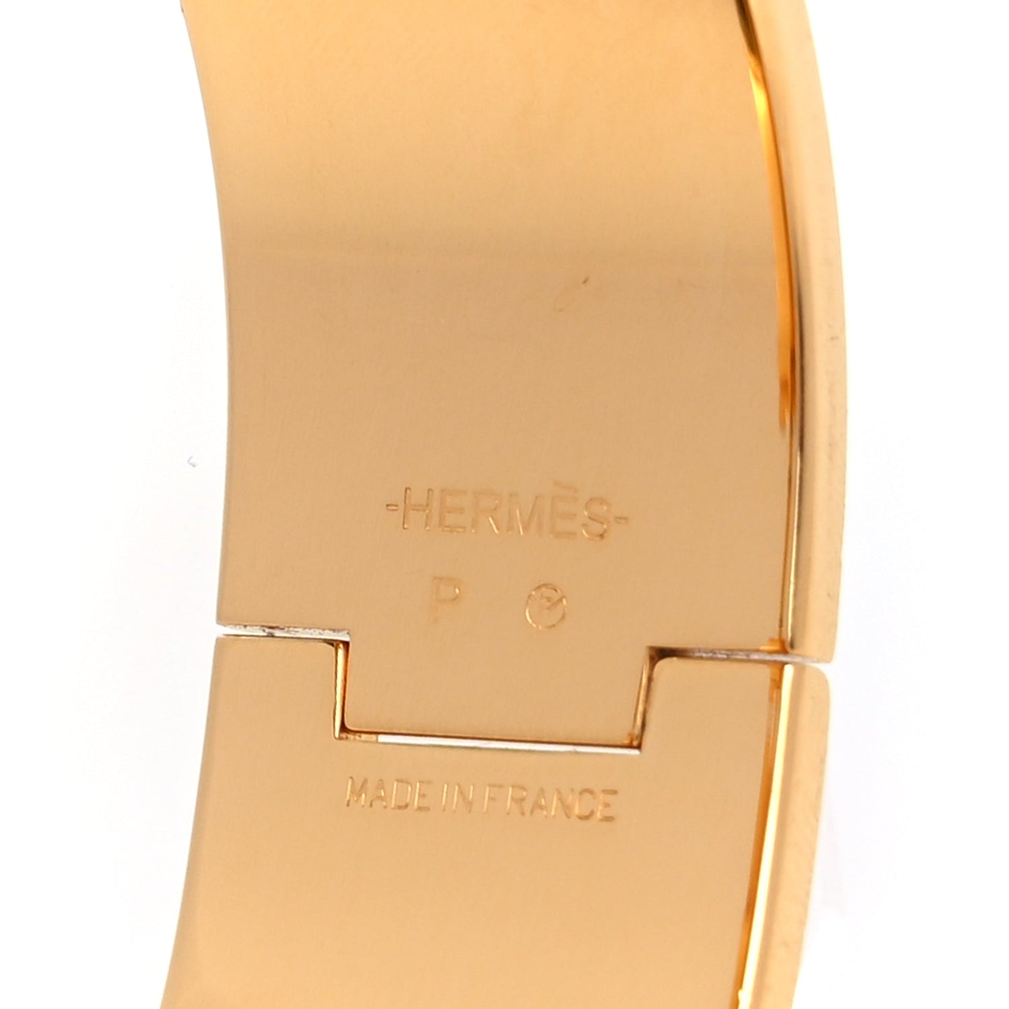 Hermes Enamel Wide Clic Clac H Bracelet PM Malachite