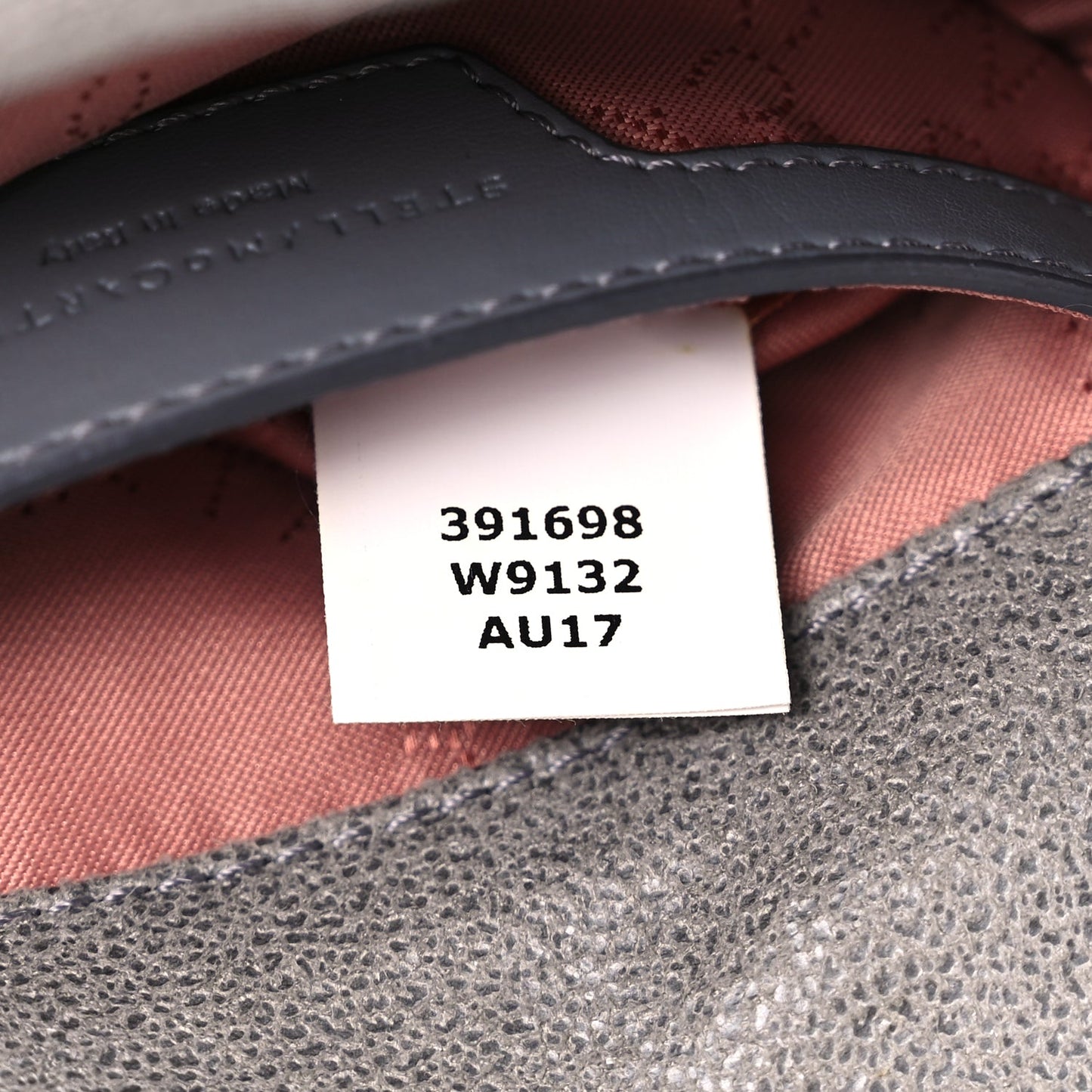 Stella McCartney Shaggy Deer Tiny Falabella Tote Grey