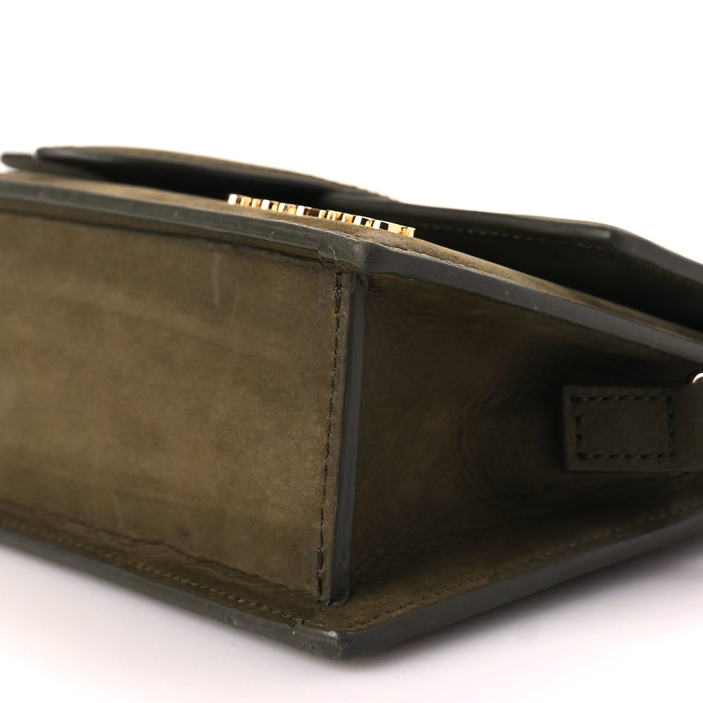 Jacquemus Nubuck Le Grande Bambino Dark Khaki