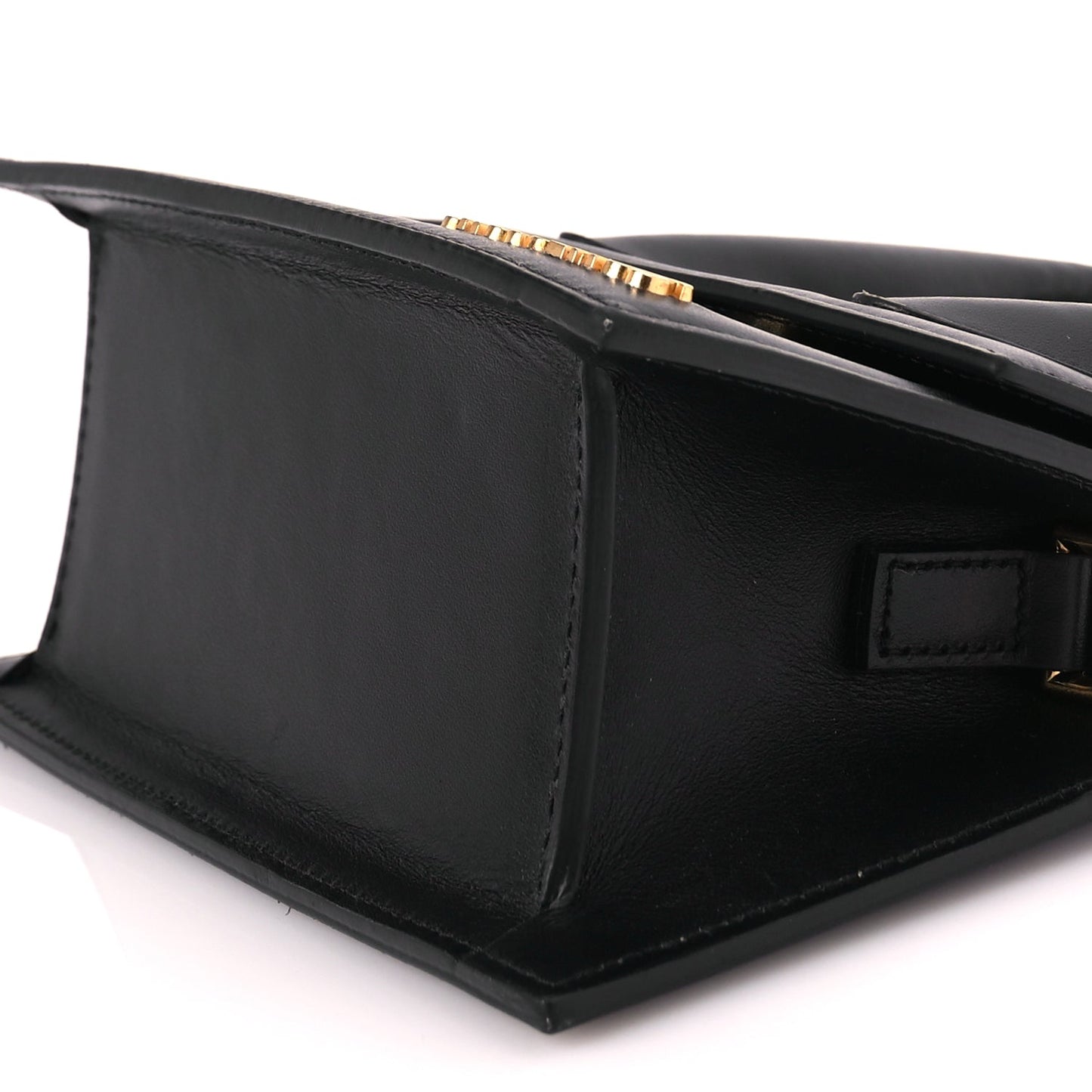 Jacquemus Smooth Calfskin Le Chiquito Moyen Black