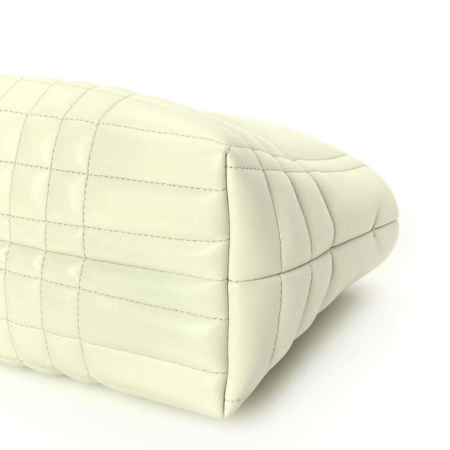 Burberry Lambskin Quilted Small Soft Lola Bag Pistachio