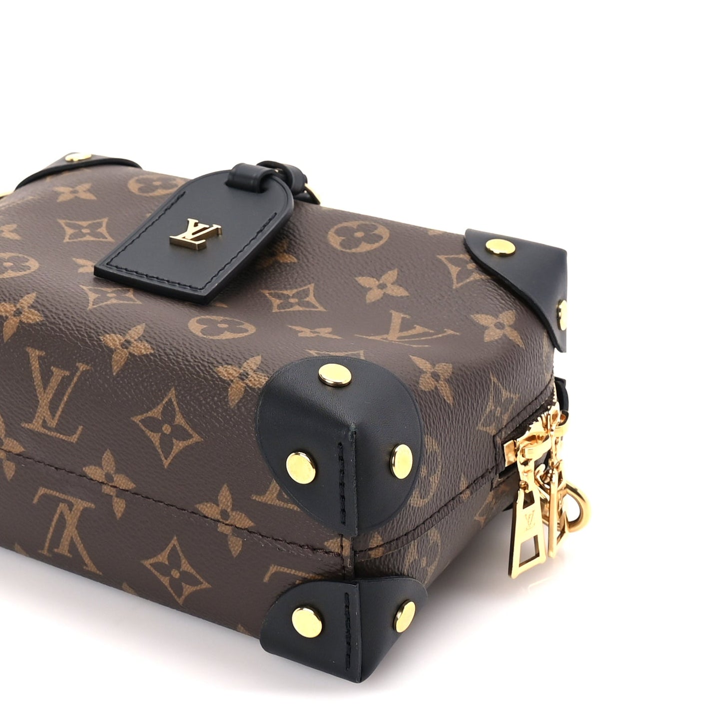 Louis Vuitton Monogram Petite Malle Souple Black
